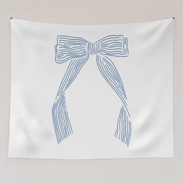 Item preview, Coastal Granddaughter Vintage Hair Bow Blue designed and sold by laurieVirgin.
