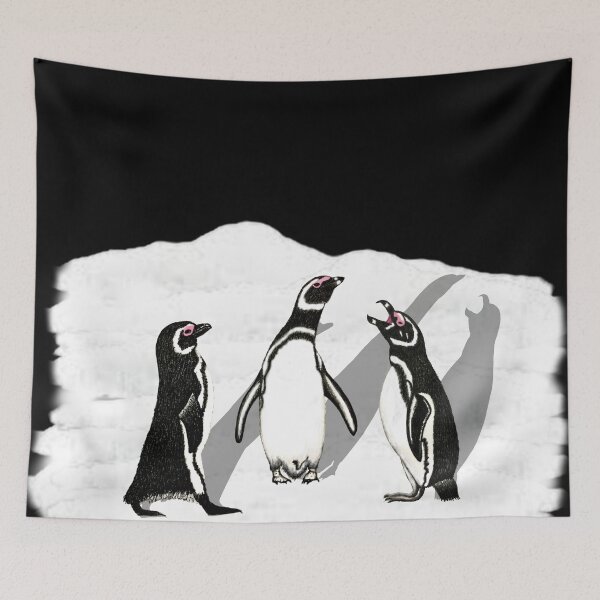 Item preview, Magellanic Penguins Drawing designed and sold by ArtAndBliss.