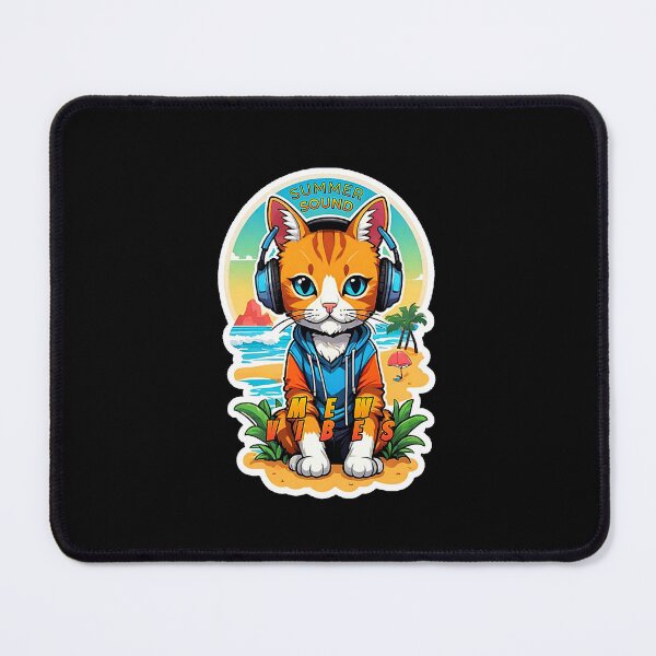 Item preview, SUMMER SOUND CAT MEW VIBES. designed and sold by Giulivo Store Graphic.