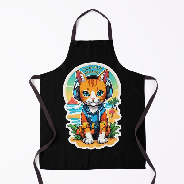 Item preview, SUMMER SOUND CAT MEW VIBES. designed and sold by Giulivo Store Graphic.