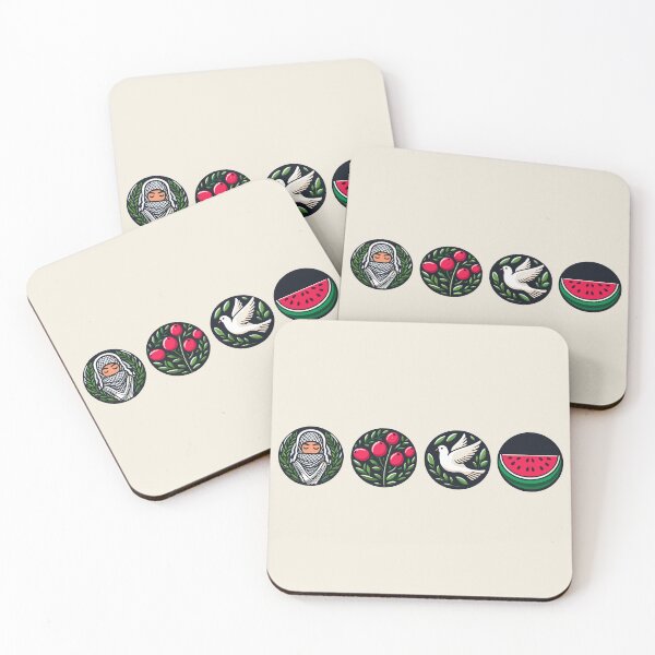 Item preview, keffiyeh olives dove watermelon free palestine symbol designed and sold by Slice Of Seed.