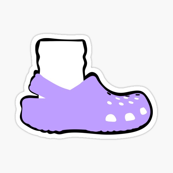 "Socks and Crocs" Sticker for Sale by akaalby Redbubble