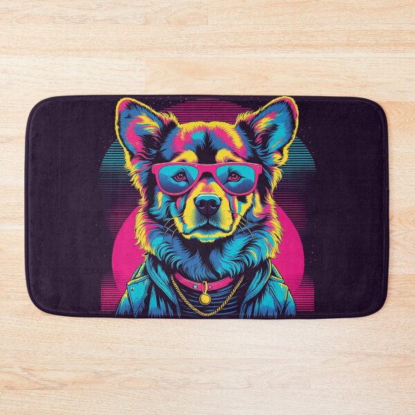Item preview, When your little dog adopts a 'à la mode' lifestyle. designed and sold by Pulsant  Paintings.