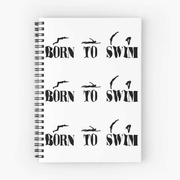 Item preview, Born To Swim designed and sold by wimblettdesigns.