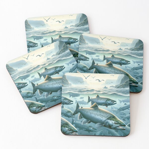 Item preview, Alaska Sockeye Salmon Run designed and sold by HippieFarms11.