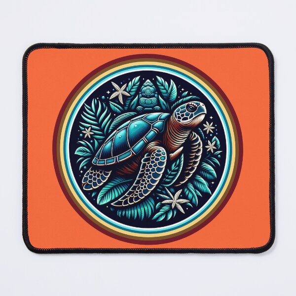 Item preview, SEA TURTLE - #FF6633 designed and sold by Marlon Oseguera.