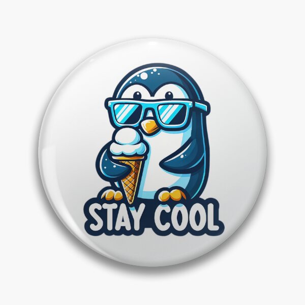 Item preview, Chill Out with Our Coolest Penguin  Embrace the Ice Cream Lifestyle! designed and sold by jgvisualarts.