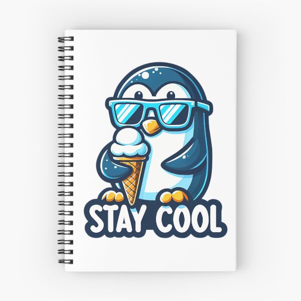 Item preview, Chill Out with Our Coolest Penguin  Embrace the Ice Cream Lifestyle! designed and sold by jgvisualarts.