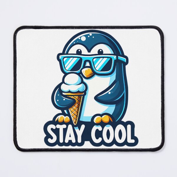 Item preview, Chill Out with Our Coolest Penguin Embrace the Ice Cream Lifestyle! designed and sold by jgvisualarts.