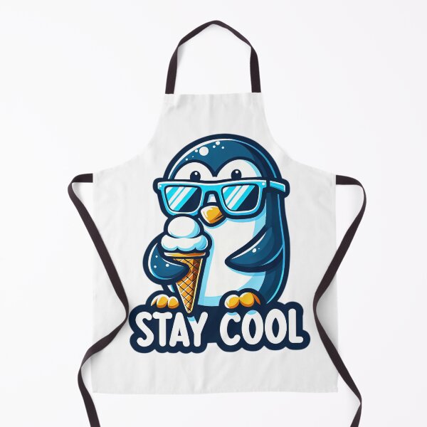 Item preview, Chill Out with Our Coolest Penguin Embrace the Ice Cream Lifestyle! designed and sold by jgvisualarts.