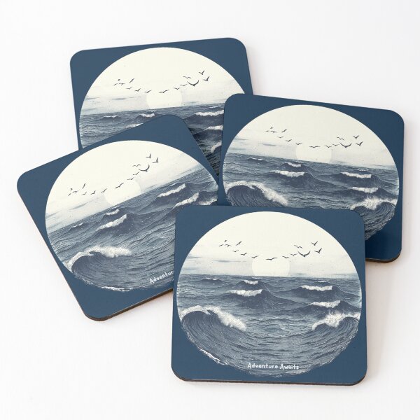Item preview, Coastal Escapade: Embracing Waves of Adventure designed and sold by Ace Apparel  Attire.