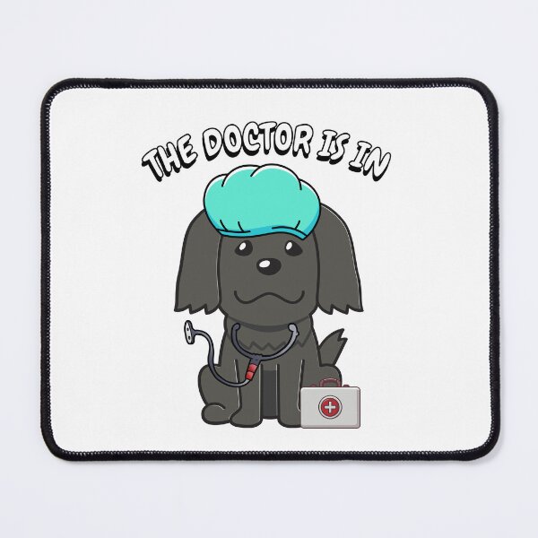 Item preview, Cute black dog is a doctor designed and sold by Pet Station.