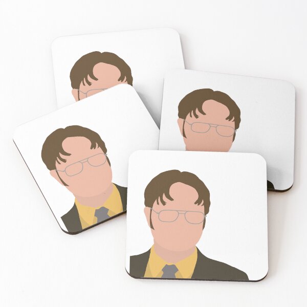 Artikelvorschau, Dwight Schrute-Silhouette entworfen und verkauft von gabsdesign.