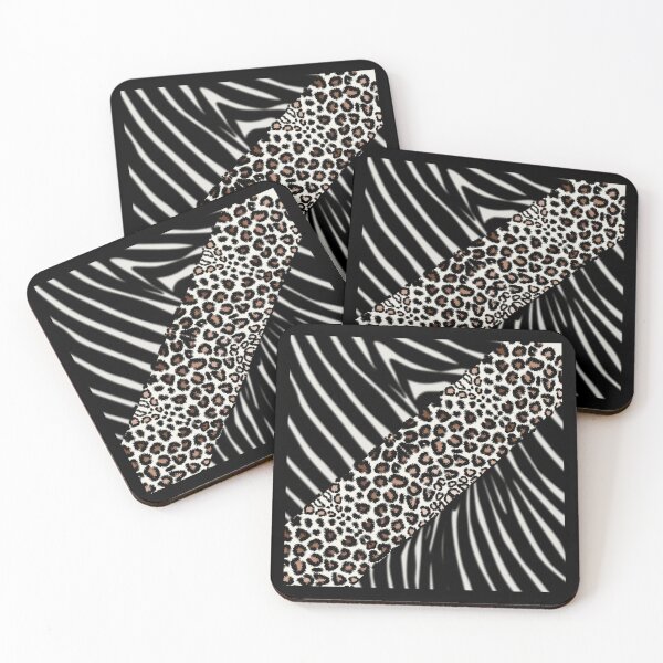 Item preview, zebra, cheetah, pattern designed and sold by zzzozzo.