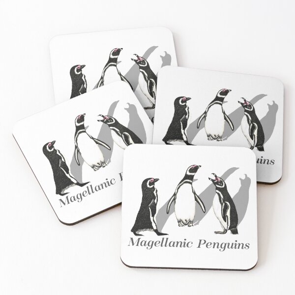 Item preview, Magellanic Penguins Labeled designed and sold by ArtAndBliss.