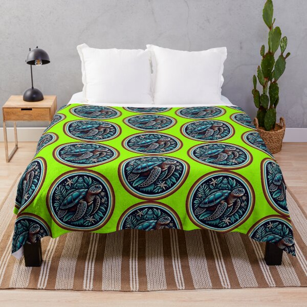 Item preview, SEA TURTLE - #99FF00 designed and sold by Marlon Oseguera.