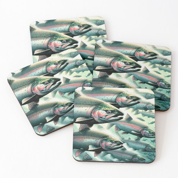 Item preview, Steelhead Rainbow Trout Migrate to the Ocean designed and sold by HippieFarms11.
