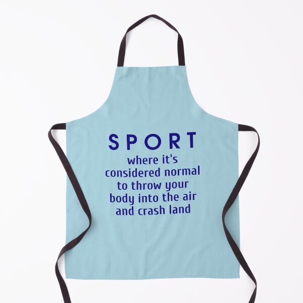 Item preview, Sport, where it's considered normal to throw your body into the air and crash land, Cool color art designed and sold by artdragongift 15.