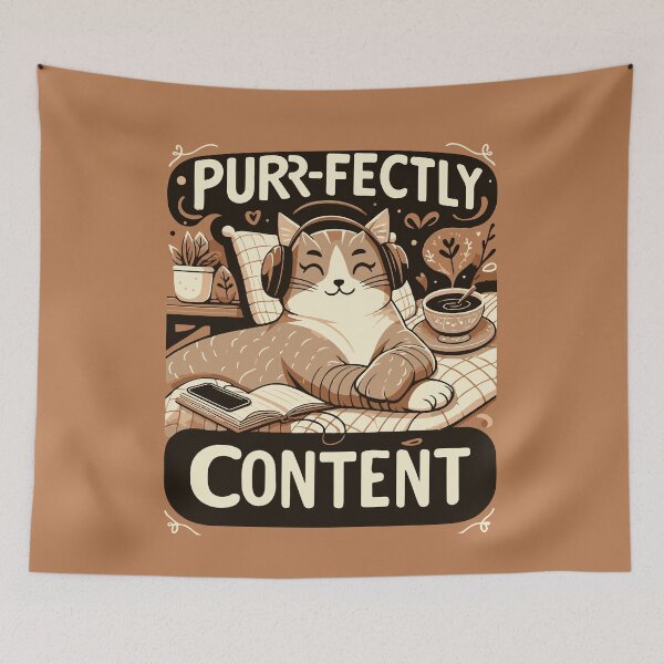Item preview, Purrfectly Conent designed and sold by thegirlyshoppe.