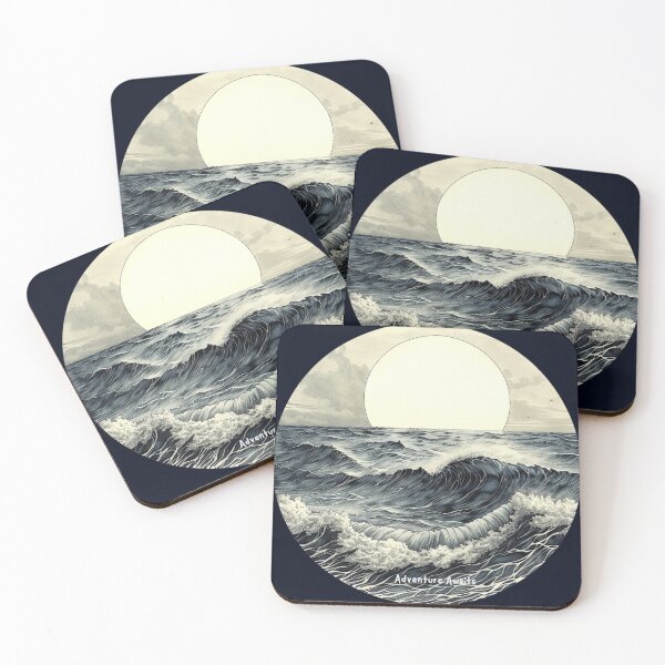 Item preview, Tranquil Tides: Embarking on Adventure designed and sold by Ace Apparel  Attire.