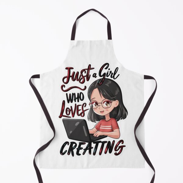 Item preview, Just a Girl Who Loves Creating - Anime Cartoon designed and sold by Vicky021.