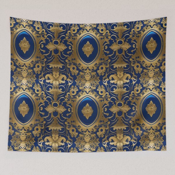 Item preview, Royal Blue & Gold Baroque designed and sold by DesignsByPrnces.