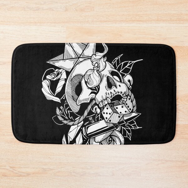 Item preview, Black And White Skull With Paper Hat designed and sold by FFgraphix-za.