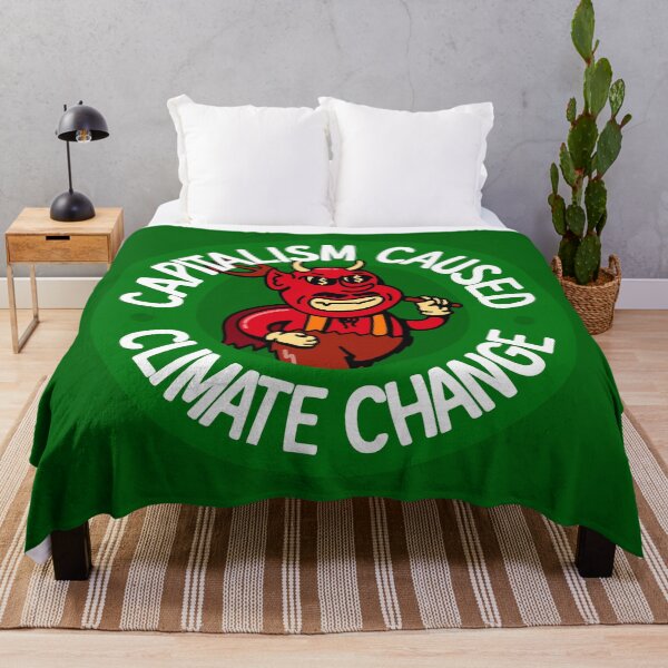 Item preview, Capitalism Caused Climate Change - Anti Billionaire Devil designed and sold by Picket Club.