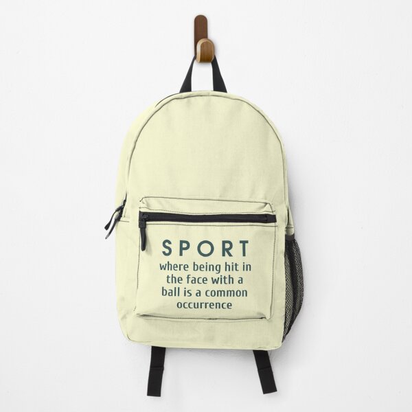 Item preview, Sport, where being hit in the face with a ball is a common occurrence, Cool color art designed and sold by artdragongift 15.