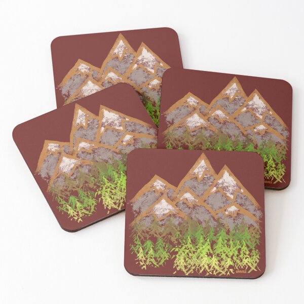 Item preview, Simple Mountains designed and sold by JanGrackle.