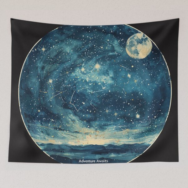 Item preview, Starlit Journey: Exploring Infinite Horizons designed and sold by Ace Apparel  Attire.