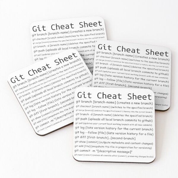 Item preview, Git Cheat Sheet designed and sold by Jackson-Will.