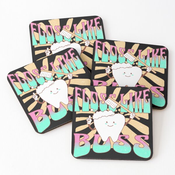 Item preview,   funny dentist Floss Like Boss dental care floss daily designed and sold by MotivaChic.