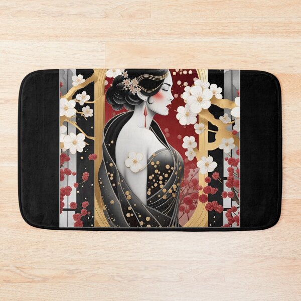 Item preview, Geisha Japanese Textured Monohromatic designed and sold by JoyceWilli2024.