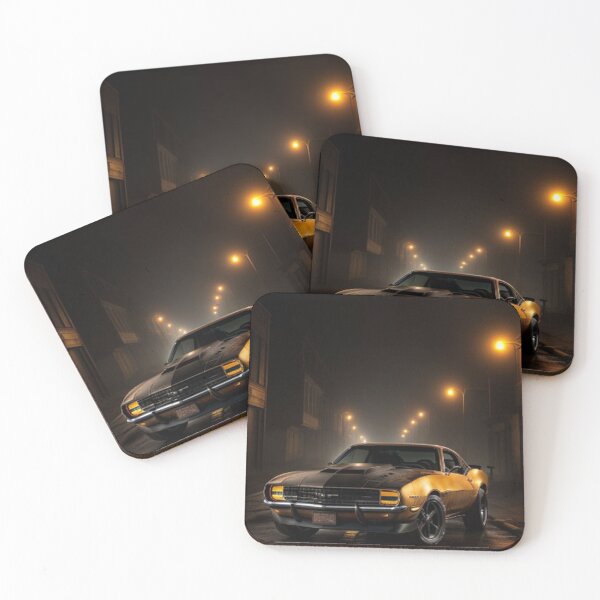 Item preview, Muscle Car At An Ominous Dark Town designed and sold by TheDarkWardrobe.
