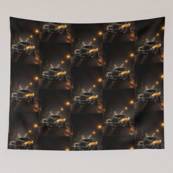 Item preview, Muscle Car At An Ominous Dark Town designed and sold by TheDarkWardrobe.