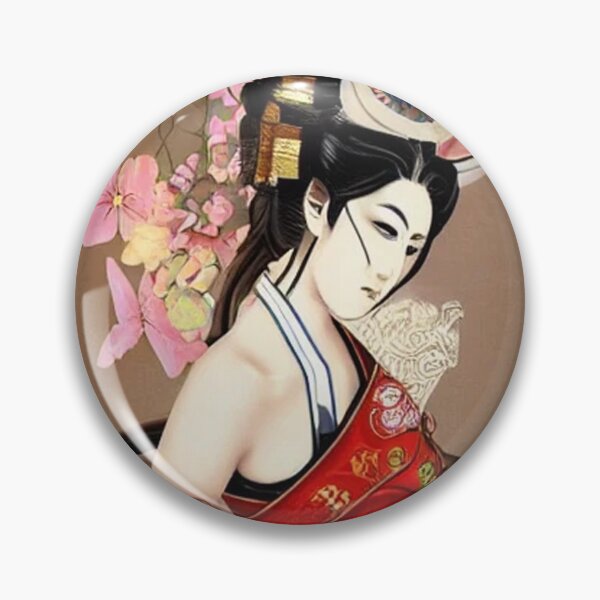 Item preview, Painting of steampunk geisha, Japanese style designed and sold by JoyceWilli2024.