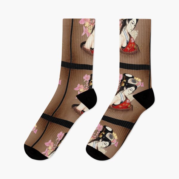 Item preview, Painting of steampunk geisha, Japanese style designed and sold by JoyceWilli2024.
