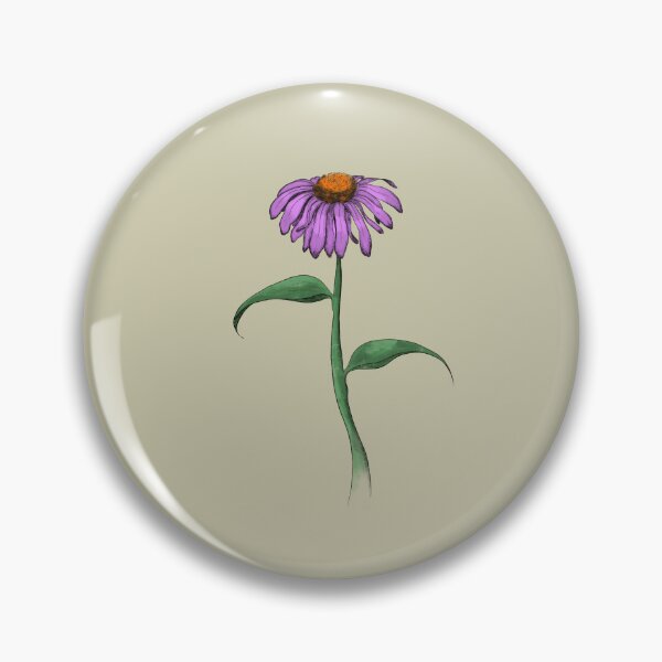 Item preview, Purple Coneflower Nature Illustration designed and sold by itsgoodjunk.