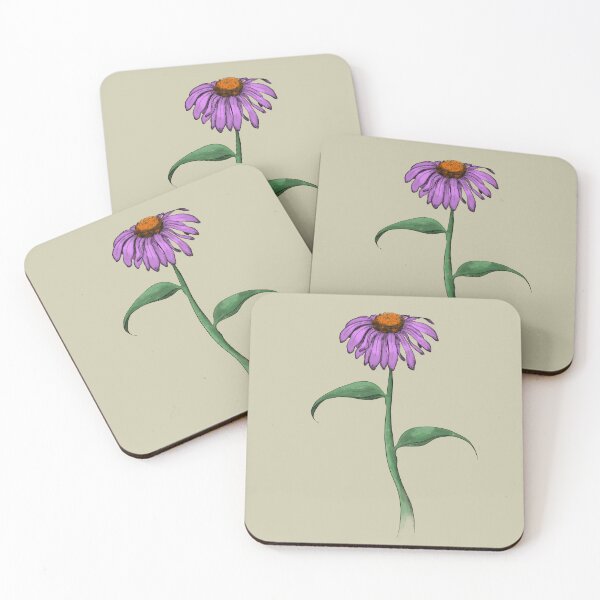 Item preview, Purple Coneflower Nature Illustration designed and sold by itsgoodjunk.
