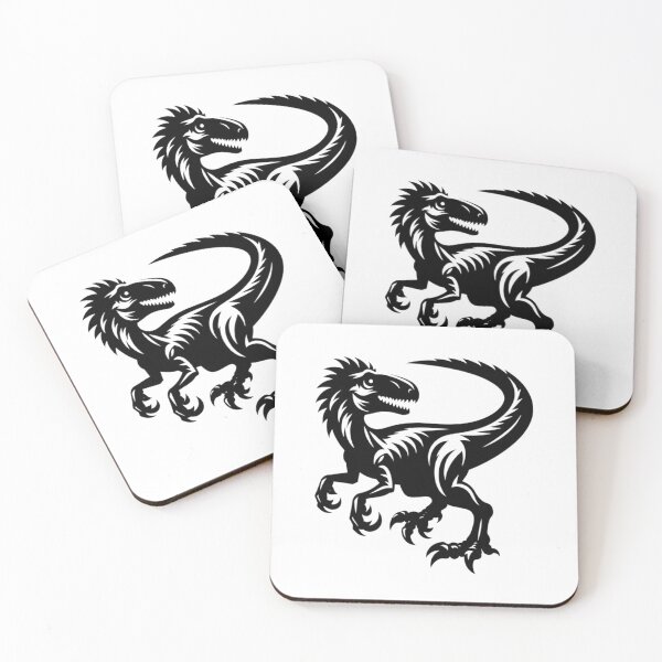 Item preview, Fierce Utahraptor Dinosaur Silhoutte,Jurrasic Animals  designed and sold by SnuggleSafari.