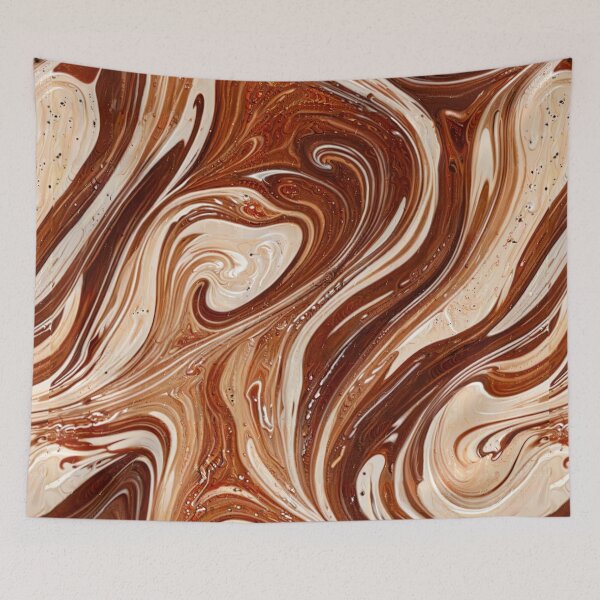 Item preview, Café Swirl Elegance - Creamy Mocha Whirl Pattern for Coffee Aficionados designed and sold by Xerophayze.