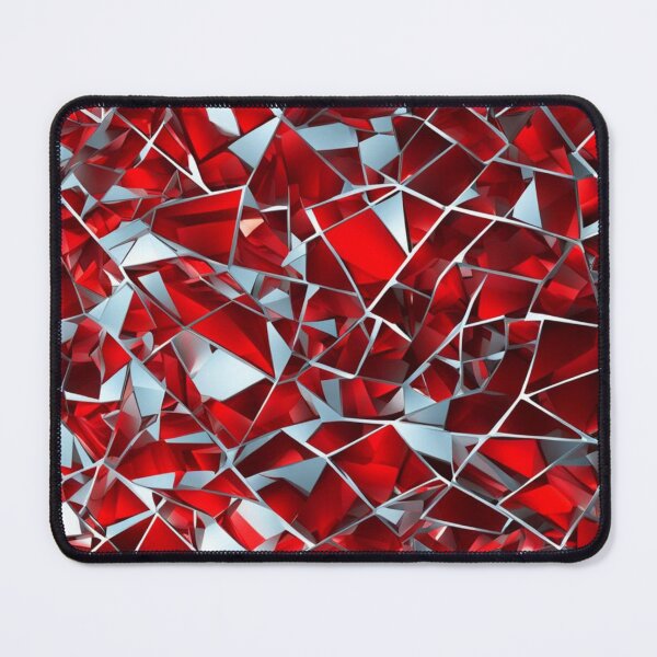 Item preview, Abstract Red Shattered Glass Pattern designed and sold by calibrit.
