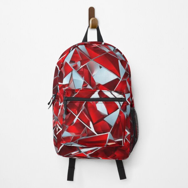 Item preview, Abstract Red Shattered Glass Pattern designed and sold by calibrit.