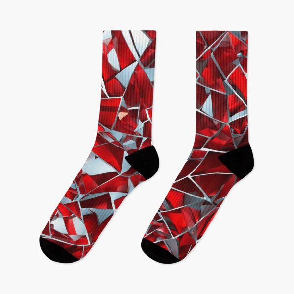 Item preview, Abstract Red Shattered Glass Pattern designed and sold by calibrit.