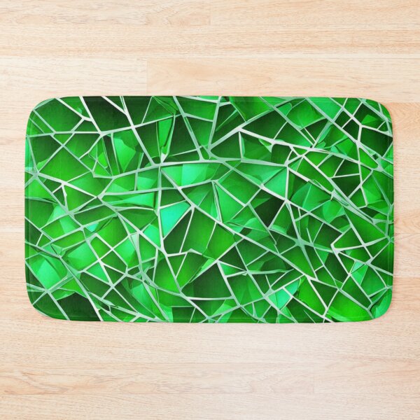 Item preview, Abstract Green Shattered Glass Pattern designed and sold by calibrit.