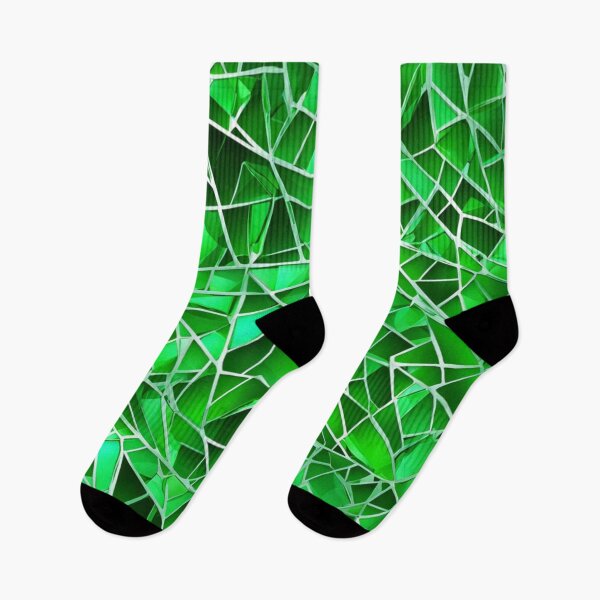 Item preview, Abstract Green Shattered Glass Pattern designed and sold by calibrit.