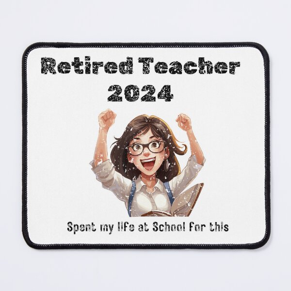Item preview, Retired 2024: Teacher spent my life at school for this designed and sold by VisionLeeStudio.