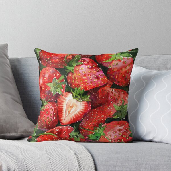 Item preview, Strawberries are brightly colored and look delicious. designed and sold by Icon-Network.