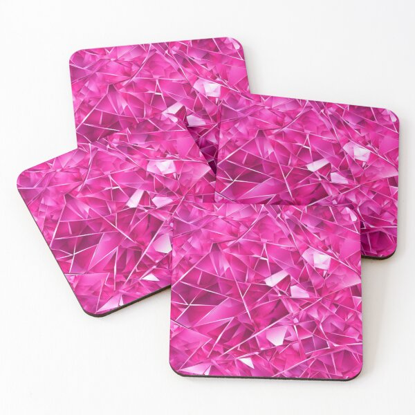Item preview, Abstract Pink Shattered Glass Pattern designed and sold by calibrit.